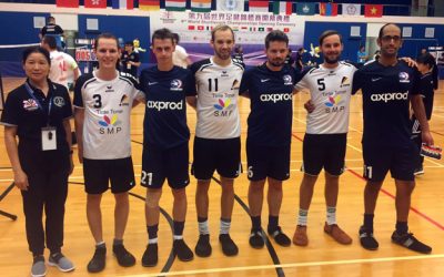 Christopher Zentarra mit DFFB-Auswahl im WM-Viertelfinale