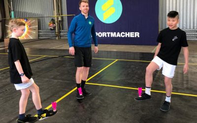 Federfußball-Dreh für Fernsehsender KiKA