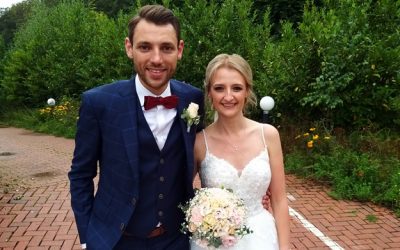 Kathrin Schlomm und David Zentarra geben sich das Ja-Wort